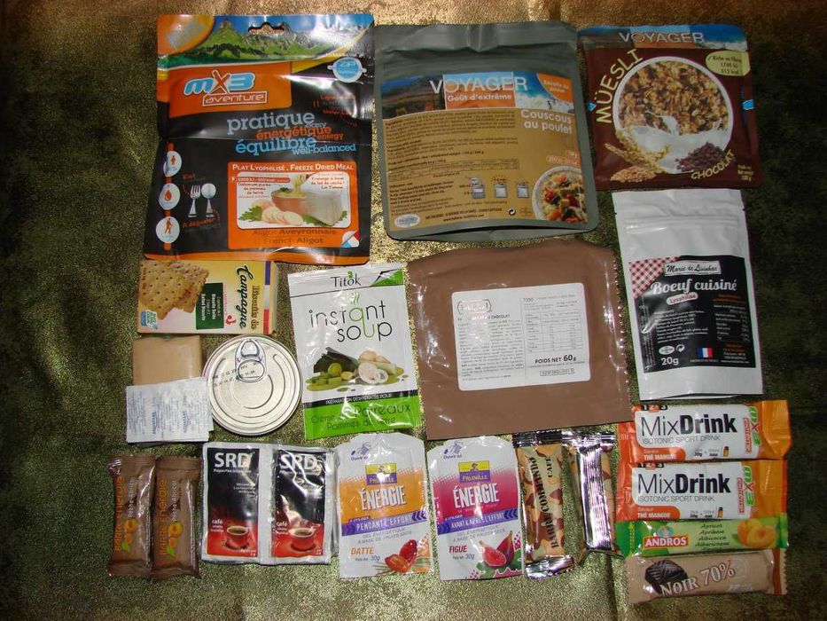 Французский сухпай для спецподразделений суточный пайок сухой паек mre