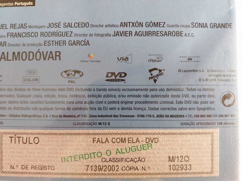Fala com Ela (Hable con Ella) - Pedro Almodóvar - cinema espanhol
