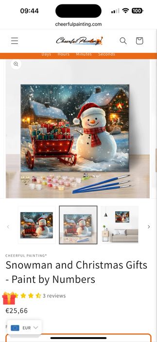 CHEERFUL PAINTING - Tela de pintura por números