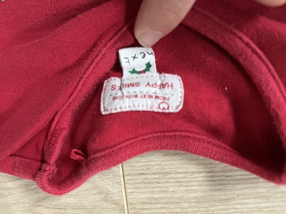 Swiateczny sweterek Next 3-4 lata 104 renifer