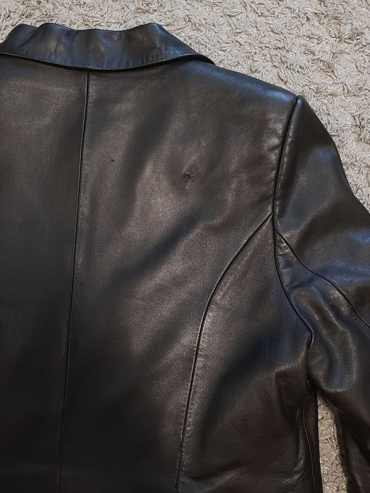 Пиджак кожаный пальто куртка