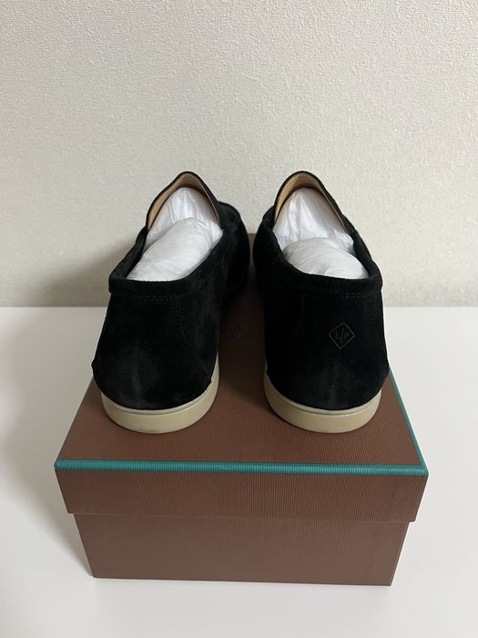 Лоферы Loro Piana Summer Walk Black Suede 46(30cm)