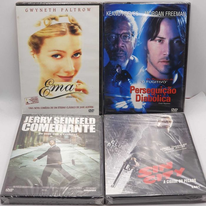 Lote 1/1 - Pack de 18 Filmes Novos e Selados em DVD - Ref.VI