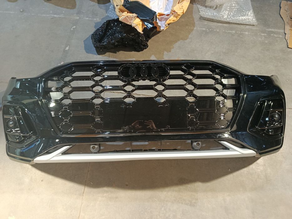 Б/У  оригінал бампер передній в зборі AUDI Q5 S- line 2020-2023