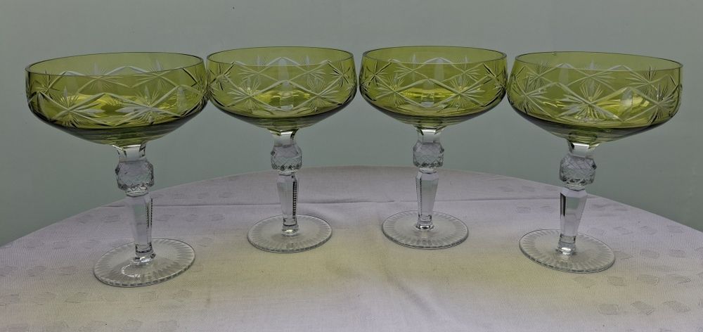 Бокали кольоровий кришталь