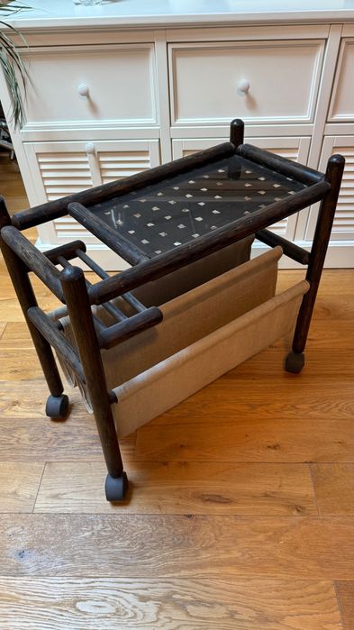 Gazetnik Stolik Vintage Mid Century Bauhaus
