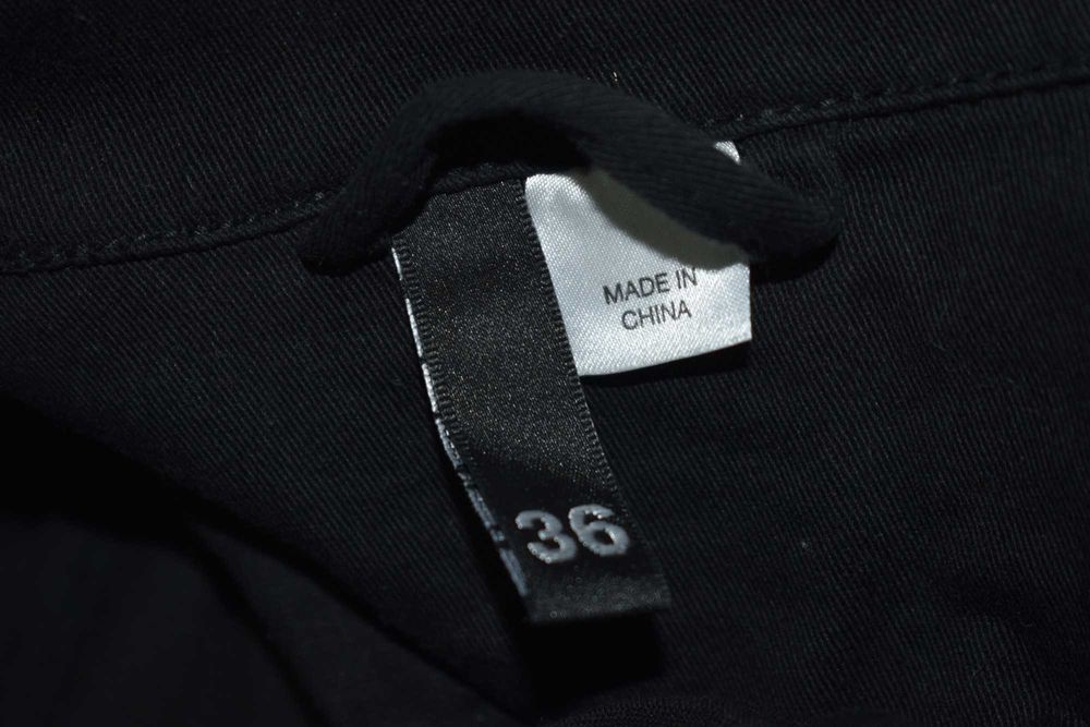 Kurtka 36 S bawełniana ramoneska wiosenna katana czarna damska cienka