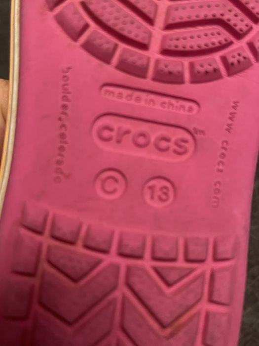 Sandałki Crocs różowe C13 (30-31)