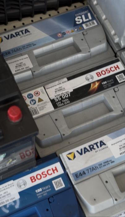 Акумулятор 100Ah Varta (Виробник Німеччина) (Зборка Чехія)