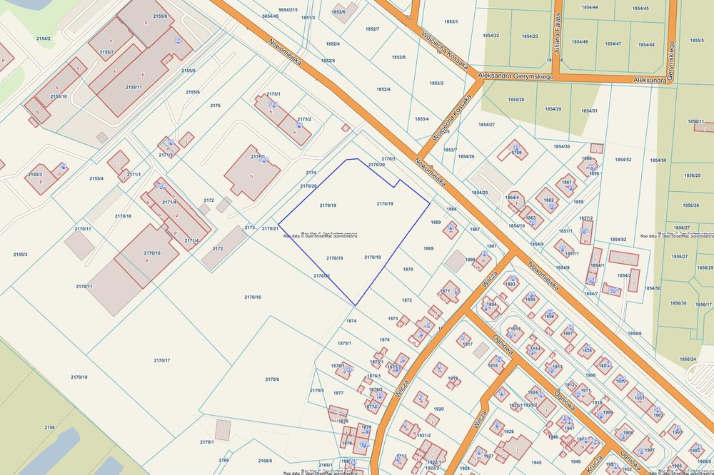 Na sprzedaż–działka inwestycyjna pod zabudowę handlową, ul Nowomiejska