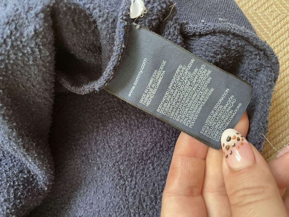 Tommy Hilfiger orginalna bluza sportowa rozpinana S/M kaptur vintage