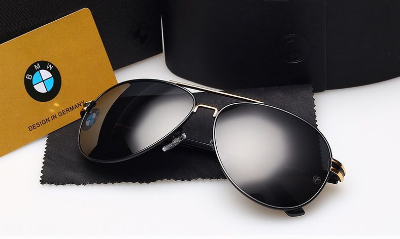 Óculos de Sol BMW Gold Edition "Novos na caixa"