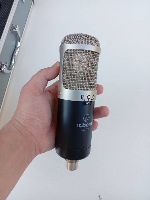 Microfone condensador T.bone Sc1100 profissional Novo!