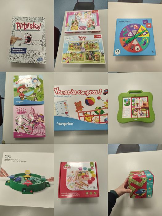 Conjunto de jogos 19 jogos e 9 livros