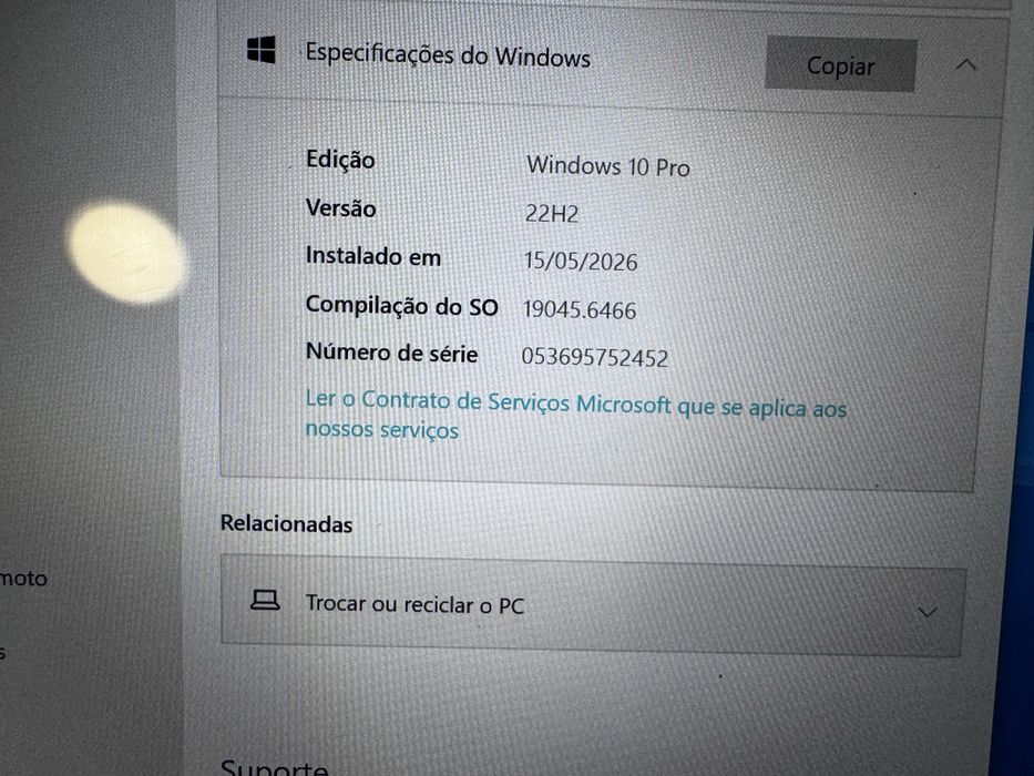 Surface com dock e teclado