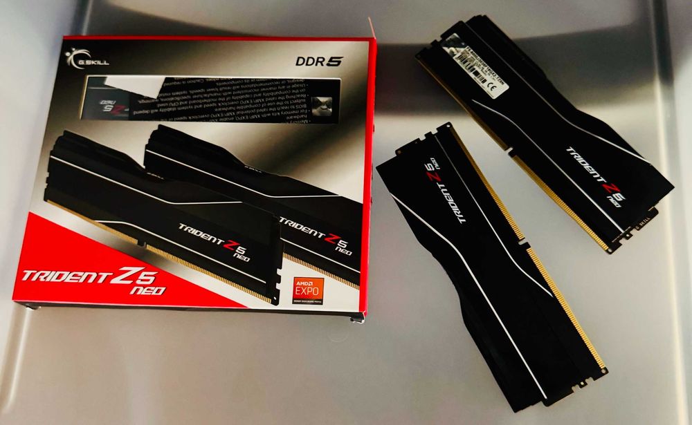 G.Skill Trident Z5 Neo 32GB (2x16GB) DDR5-6000 CL30 AMD EXPO impecáveis