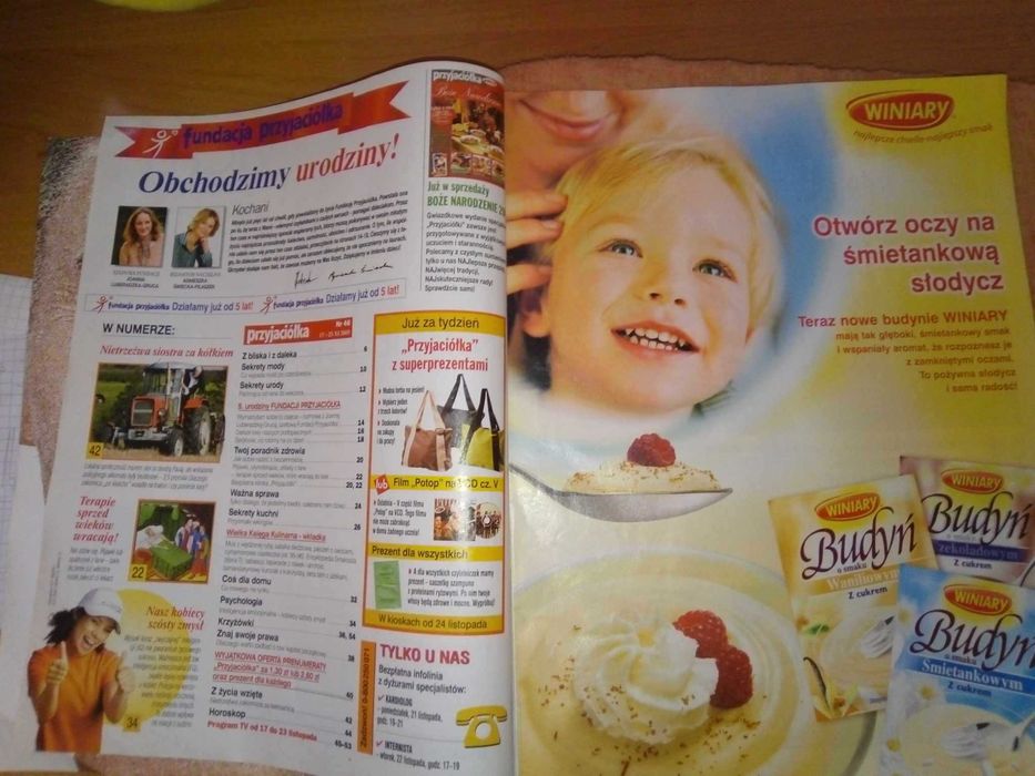 Tygodnik Gazeta Przyjaciółka nr 46 listopad 2005 dobry stan (2991)