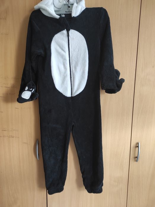 Ones przebranie Panda na Halloween