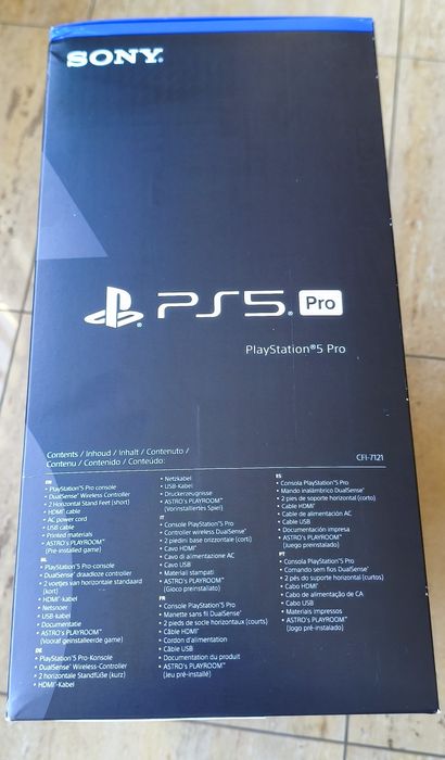 Playstation 5 Pro - lacrada, nova em caixa