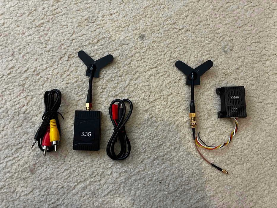 Відеопередавач VTX 3.3G 4W  + VRX FPV VTX 8CH 4000 Mw