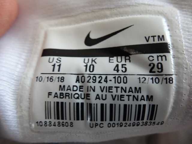 Buty NIKE AIR MAX 720 WHITE PLATINUM roz 45 Sportowe Adidasy