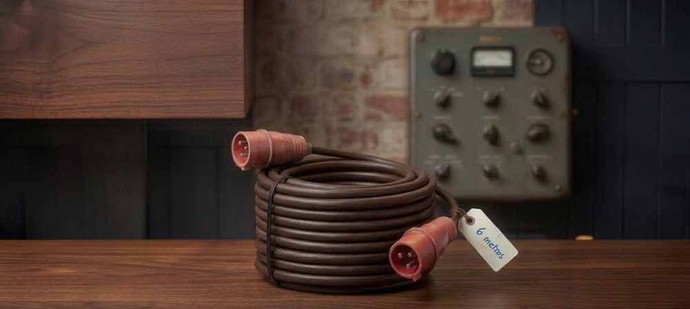 Cabo de Extensão Trifásica 400V (6, 12 e 42 Metros) – Profissional
