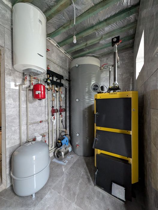 Монтаж систем опалення, теплої підлоги, встановлення котлів.