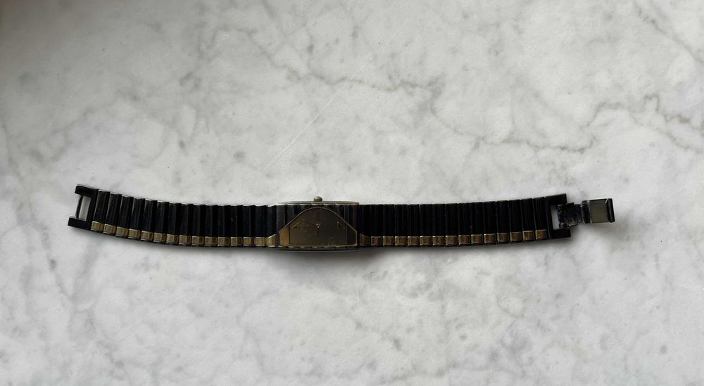 Zegarek damski Seiko Quartz 2P20-5K00, halfmoon, dwukolorowy