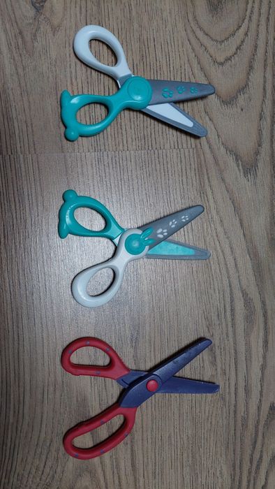 pierwsze bezpieczne nożyczki dla małego dziecka