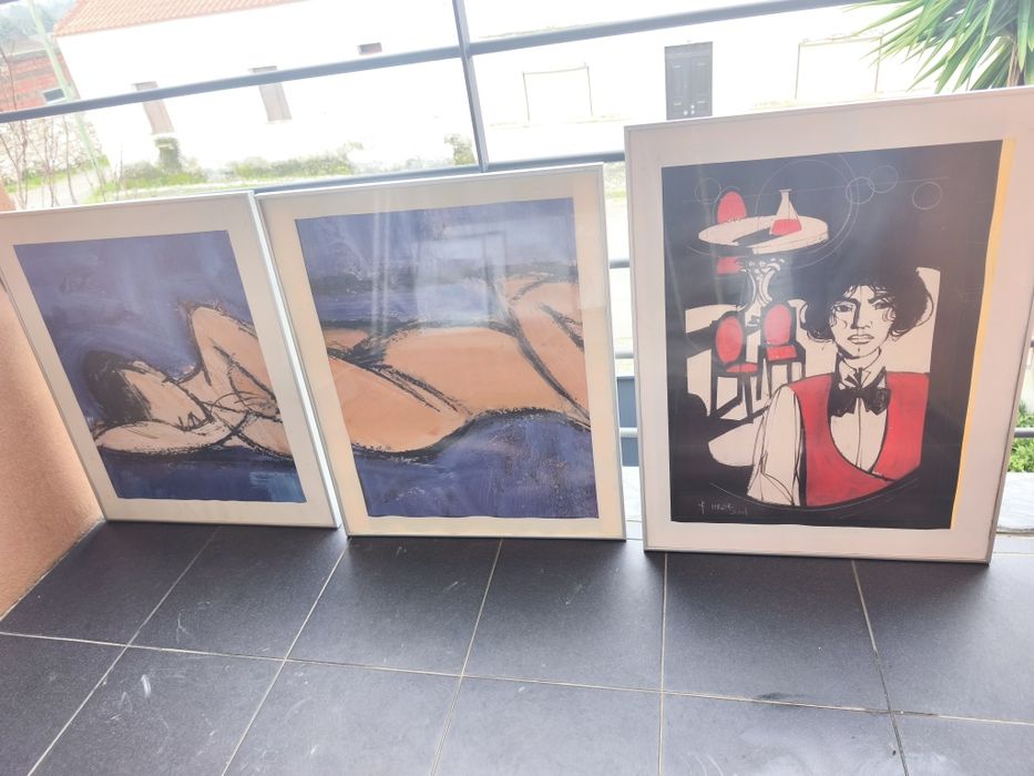 3 Molduras em alumínio