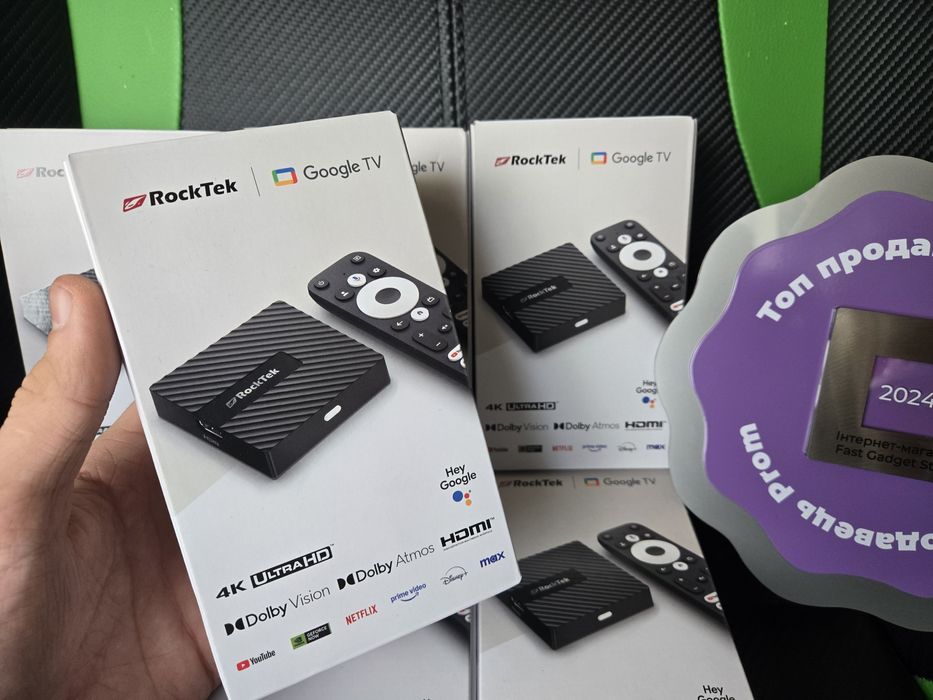 Смарт приставка RockTek GB1 2/32 ГБ, Realtek RTD1315, Netflix 4K