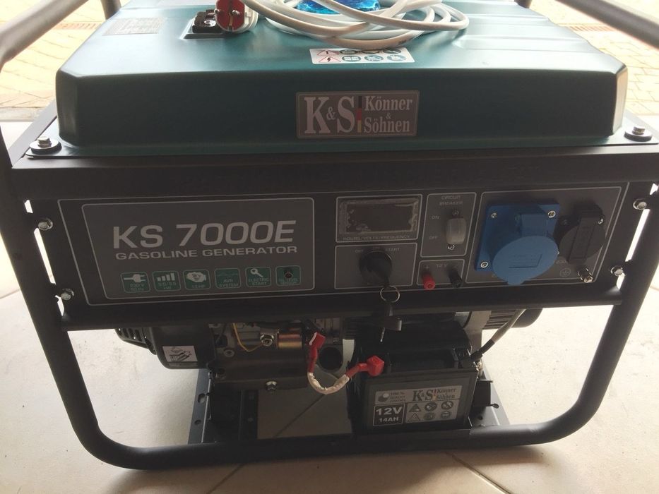 Генератор бензиновий 5 кВт Könner&Söhnen KS7000E-3 відкритого типу
