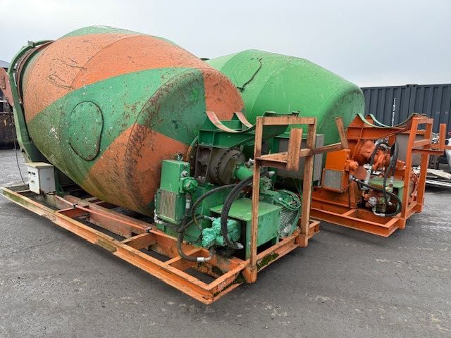 betonomieszarka,gruszka do betonu 6m3 stacjonarna napęd elektryczny