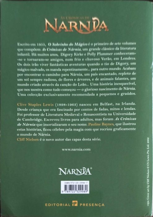 C.S.Lewis, O sobrinho do mágico, livro