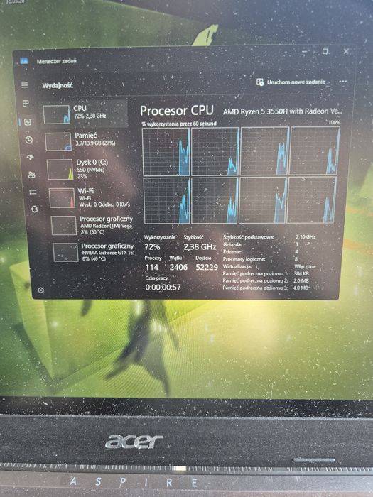 Laptop Acer Aspire 7