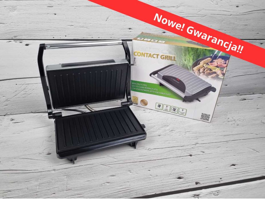 Promocja! Nowy Elektryczny Grill Kontaktowy Opiekacz Stołowy