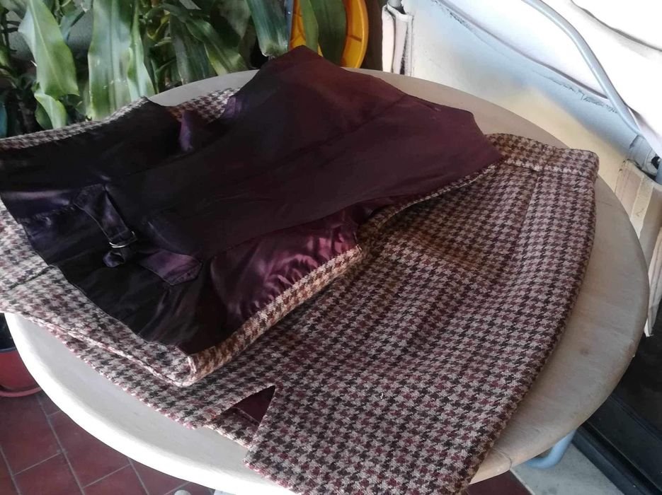 Conjunto de saia e colete nº 36