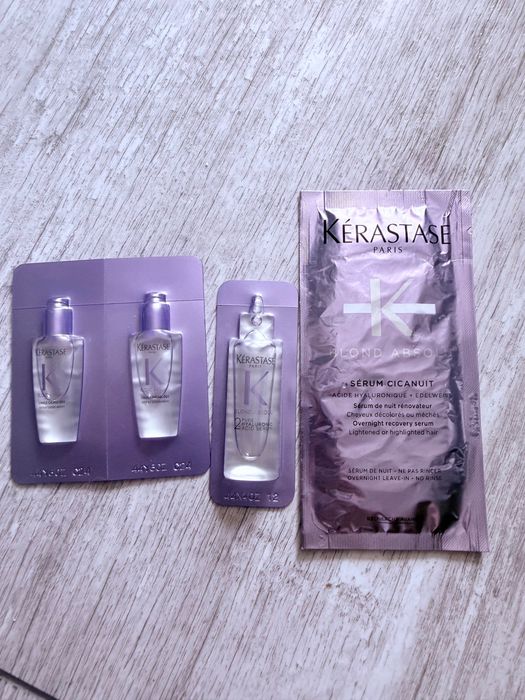 Zestaw do włosów Kerastase blond Absolu serum cicanuit pure 2% olejek do włosów cicagloss