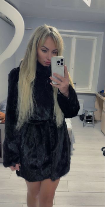 Норковая шуба размер S-M