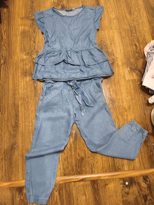 Zestaw dla dziewczynki rozmiar 122