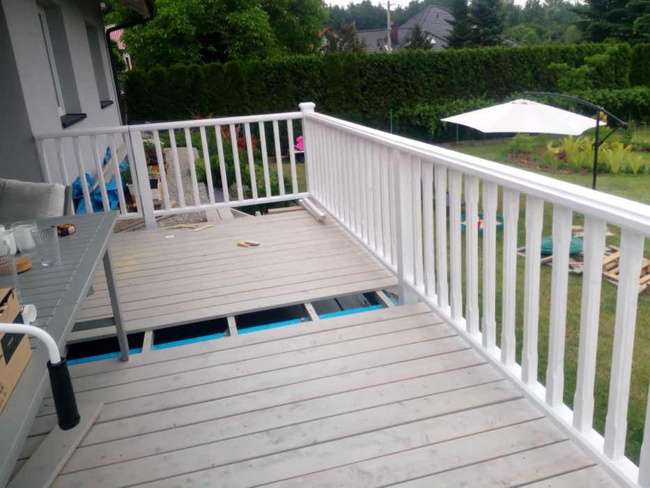 tarasy drewniane, podesty