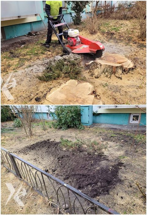 Usuwanie pni / frezowanie pni / karczowanie / frezarka Vermeer sc252