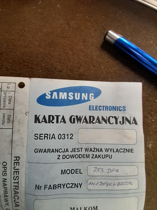 Monitor samsung SynMaster 753 DFX