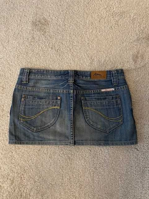 Spódnica jeansowa mini rozmiar 36
