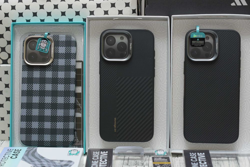 Преміум чохол чехол кевлар Benks 15 16 17 pro max оригинал pitaka