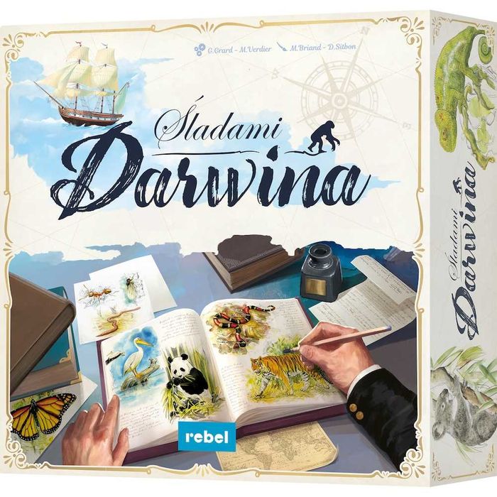 Śladami Darwina gra nowa sklep Wawa PlanszON szybka wys.