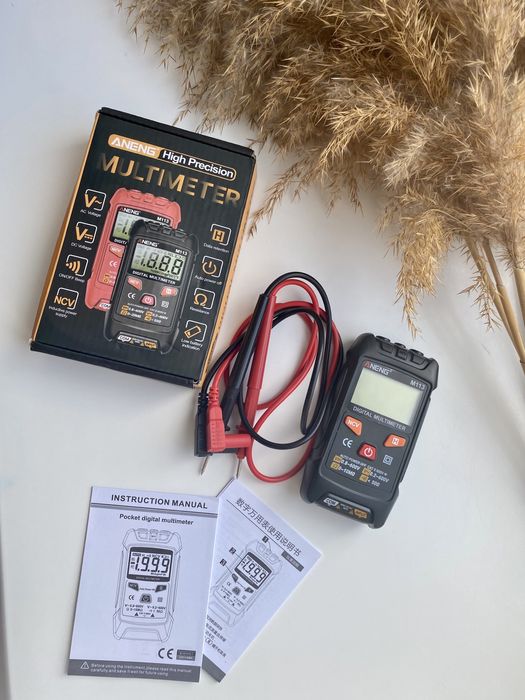 Мультиметр цифровий автоматичний тестер вольтметр амперметр Aneng M113