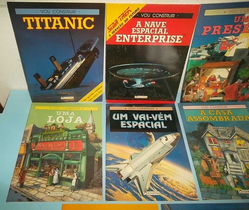 Coleção recortar & montar : "Vou Construir" - 3 volumes . Edinter