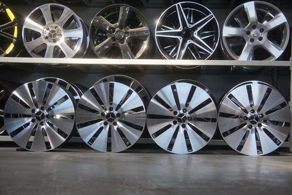Alufelgi oryginał Mercedes GLC 5x112 8Jx18 et38 cb66,6mm czarne wneki, cnc