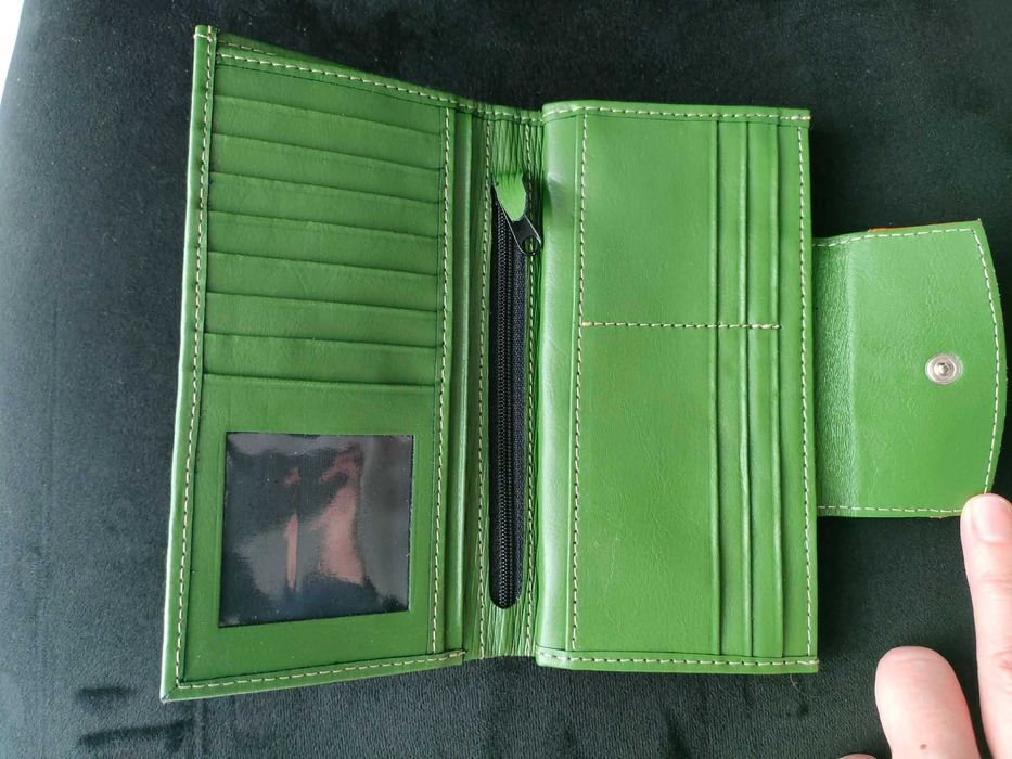 Portfel skórzany damski nowy